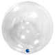 Foil Balloon Sphere 4D Transparent 38 cm Grabo