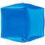 Foil Balloon CUBE 4D Blue 38cm Grabo