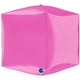 Fuchsia 38cm Grabo 4D Cube Foil Balloon