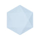 Set 6 Farfurii Hexagonale Bleu Decor Vert 20.8x18.1cm 9918242