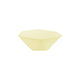 Set 6 Boluri Hexagonale Galbene Decor Vert 15.8x13.7cm 9918263
