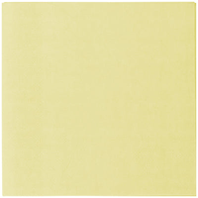 Set of 20 Yellow Decor Vert Napkins 33x33cm 9918281