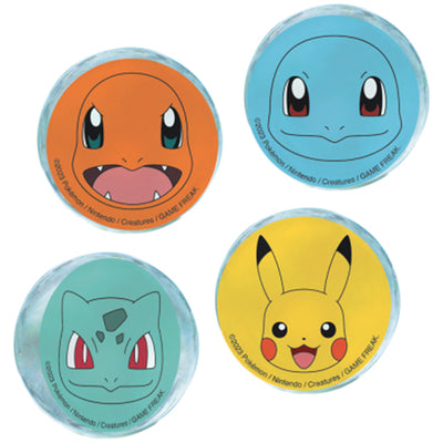 Set of 4 Pokémon Balls 4cm 9917127