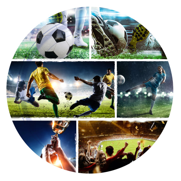 Set 8 Farfurii Kick It Football 23cm 9918404-66