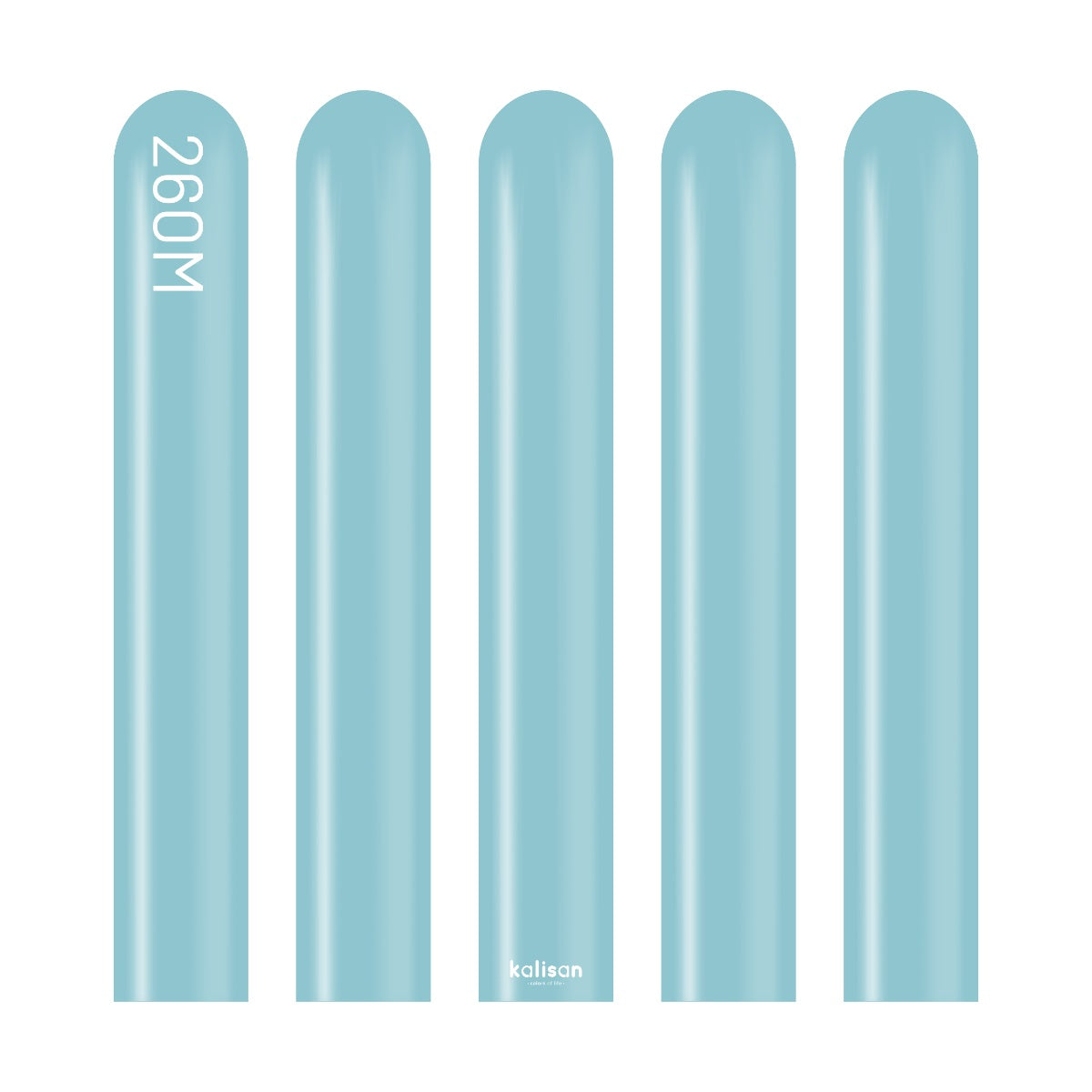 SET 50 Baloane Latex Modelaj Retro Blue Glass Nozzle Up 260M 8004