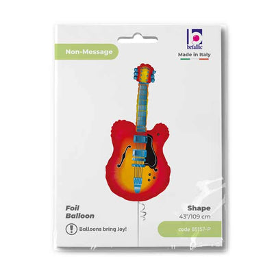 Guitar Shaped Foil Balloon 109 cm Grabo