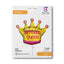 Balon Folie Figurina Coroana Birthday Queen 76cm