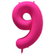 Balon Folie Cifra 9 Roz Neon 86cm R-10031-PKG