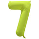 Balon Folie Cifra 7 Galben Neon 86cm R-10042-PKG