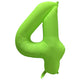 Balon Folie Cifra 4 Verde Neon 86cm R-10052-PKG