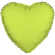 Balon Folie Inima Galben Neon 43cm R-10046-PKG