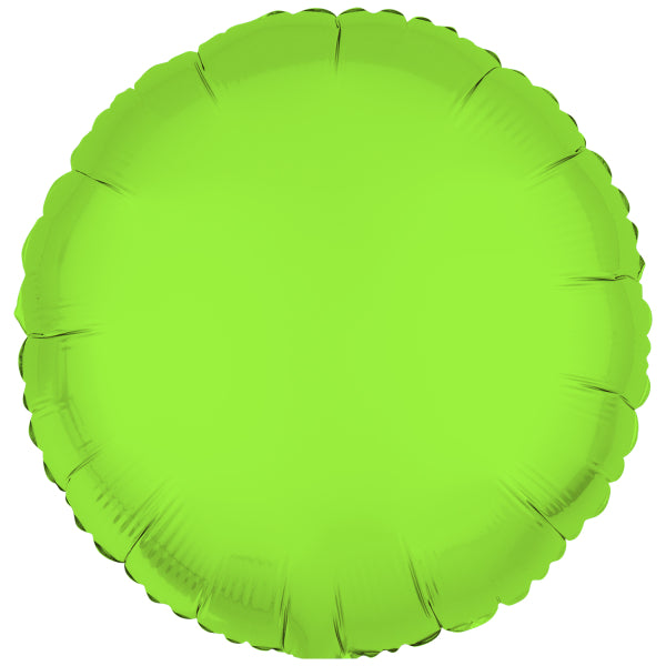 Balon Folie Rotund Verde Neon 43cm R-10058-PKG