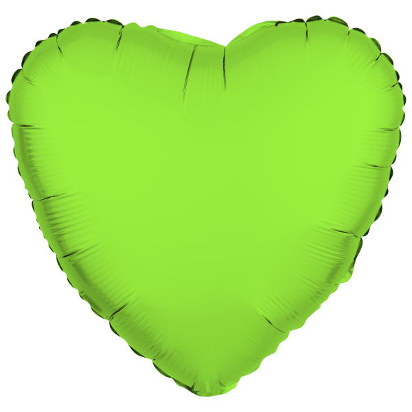 Balon Folie Inima Verde Neon 43cm R-10059-PKG