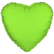 Balon Folie Inima Verde Neon 43cm R-10059-PKG