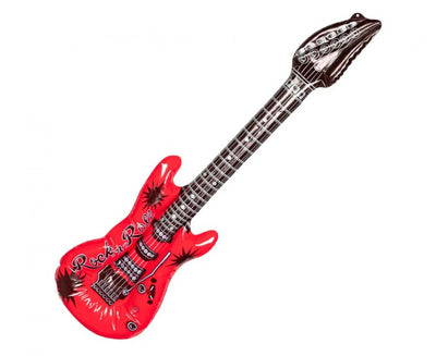 Red Rock and Roll Inflatable Guitar 106cm