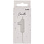 Number 1 Birthday Candle Silver 5cm