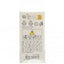 Number 6 Cake Candle Gold Outline 9cm