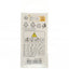 Number 0 Cake Candle Silver Outline 9cm