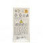 Number 8 Birthday Cake Candle Silver Outline 9cm