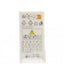 Number 9 Cake Candle Silver Outline 9cm