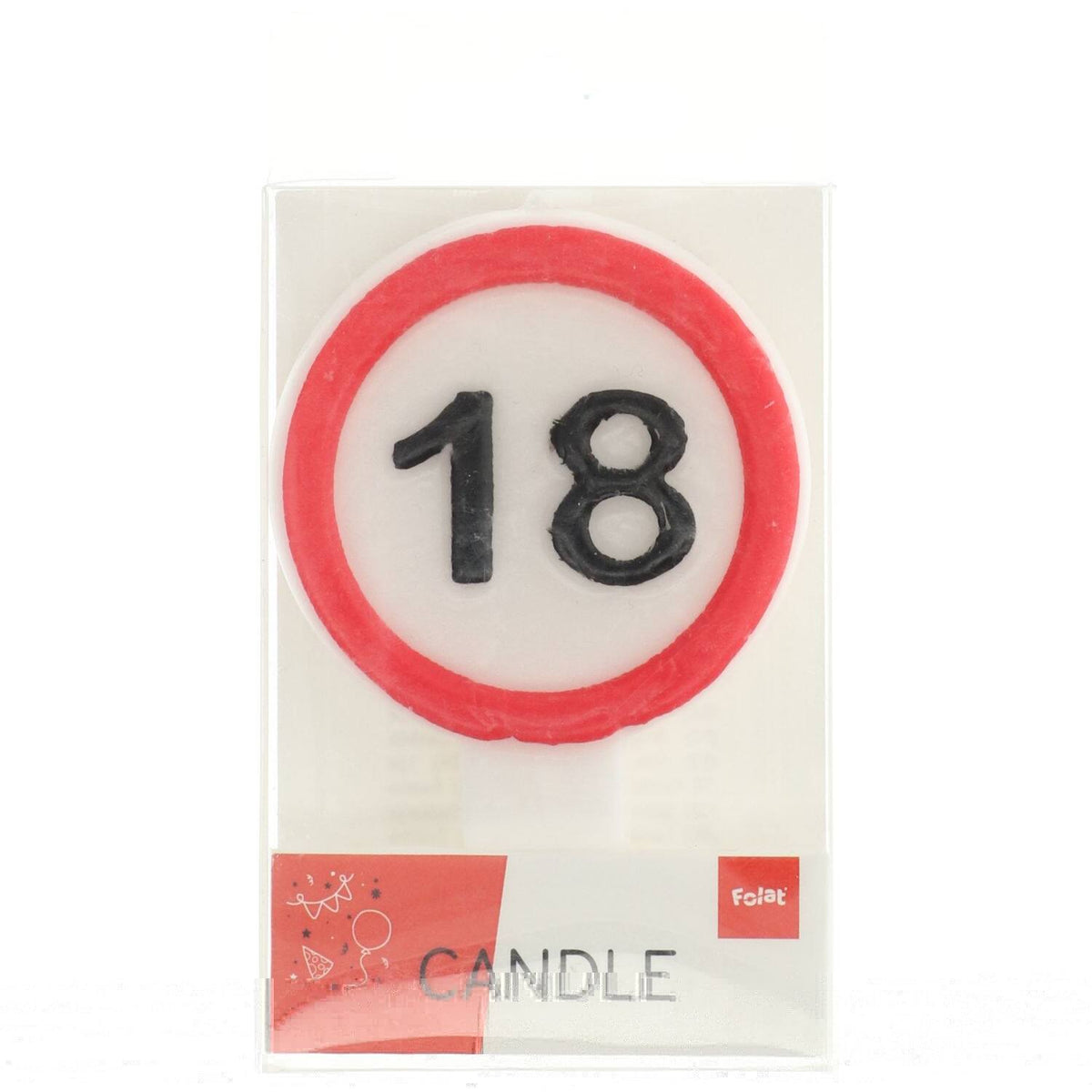 18th Birthday Traffic Light Cake Candle