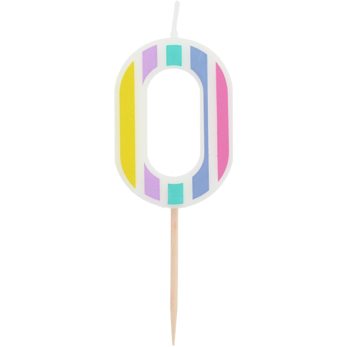 Lumanare Tort Cifra 0 Pastel Vibes