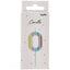 Pastel Vibes Number 0 Cake Candle