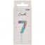Number 7 Pastel Vibes Cake Candle