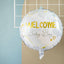 Balon Folie Welcome Baby Boy Auriu 45cm