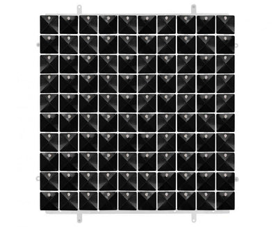 Panou Paiete 3D Negre 30x30cm