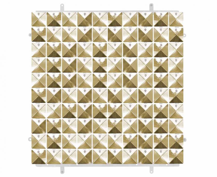 Panou Paiete 3D Champagne 30x30cm
