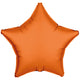 Balon Folie Stea Portocaliu Neon 43cm R-10021-PKG