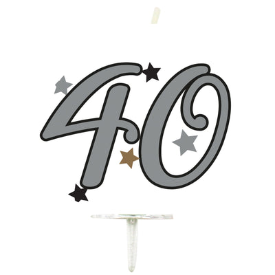 Lumanare Tort Cifra 40 Milestone