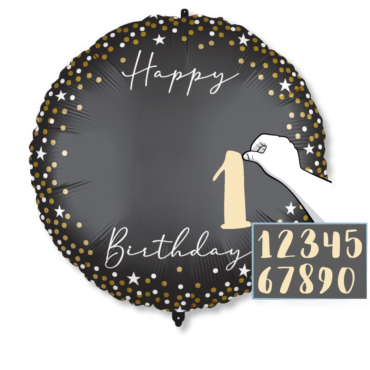 Balon Folie 46cm Milestone Personalizabil