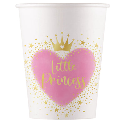 Set 8 Pahare Petrecere Carton 200ml My Little Princess