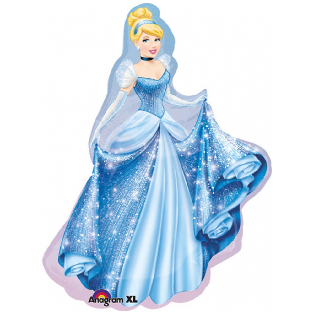 SuperShape Cinderella Foil Balloon 71x84cm 2481401 ANAGRAM
