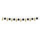 Banner Hartie Gold Tassels and Stars