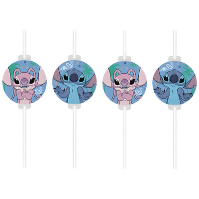 Set 4 Paie de Bautura cu medalion Stitch