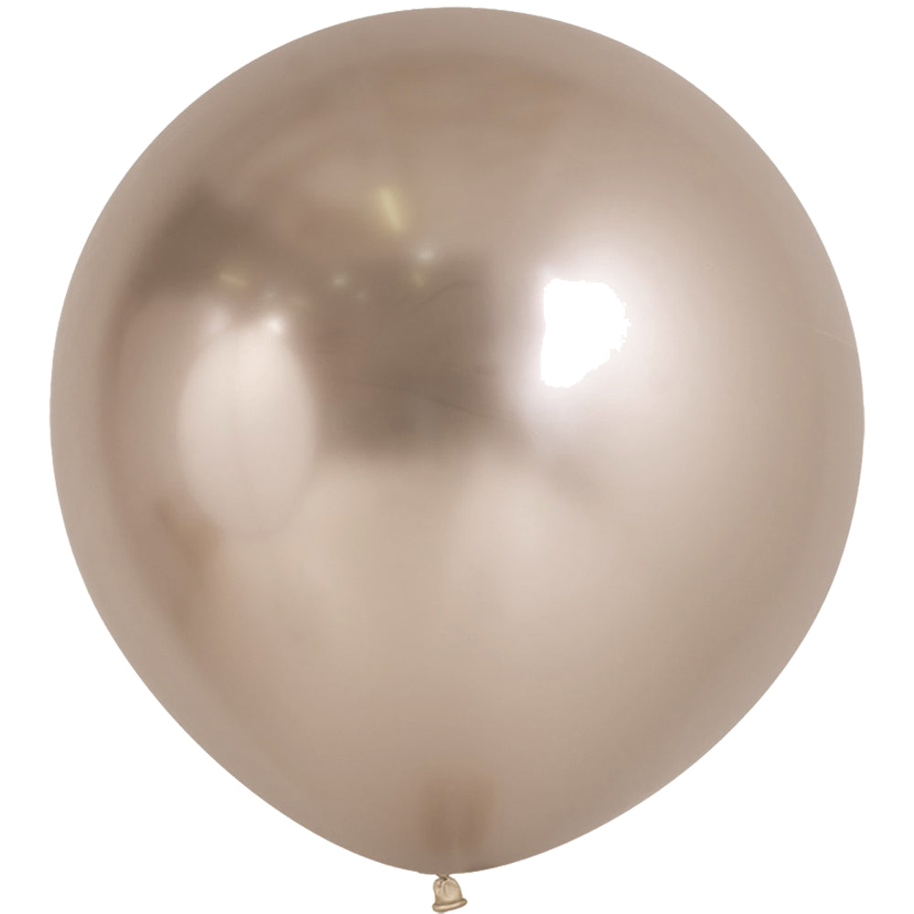 Jumbo Reflex Latex Balloon Champagne 60cm