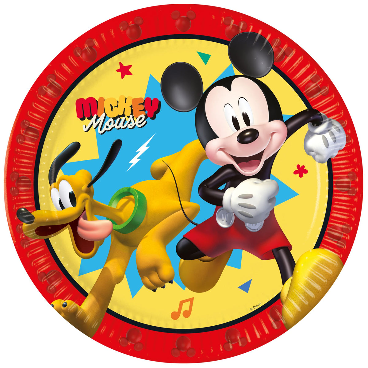 Set 8 Farfurii Petrecere 23cm Mickey Jump Into Fun