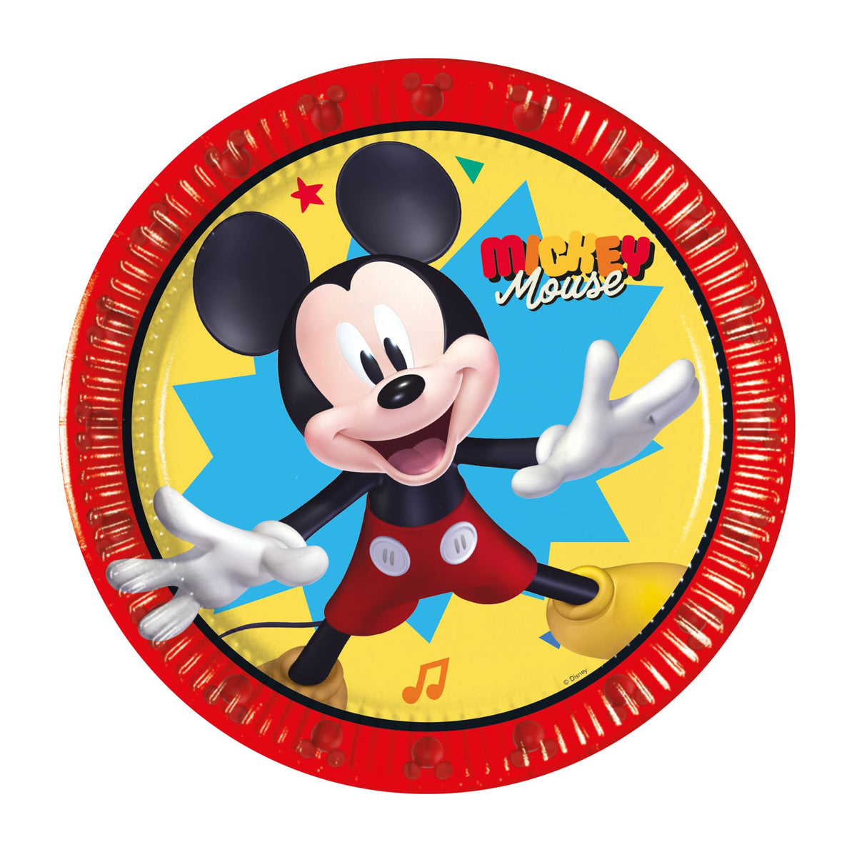 Set 8 Farfurii Petrecere 20cm Mickey Jump Into Fun