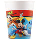 Set 8 Pahare Petrecere Carton 200ml Mickey Jump Into Fun