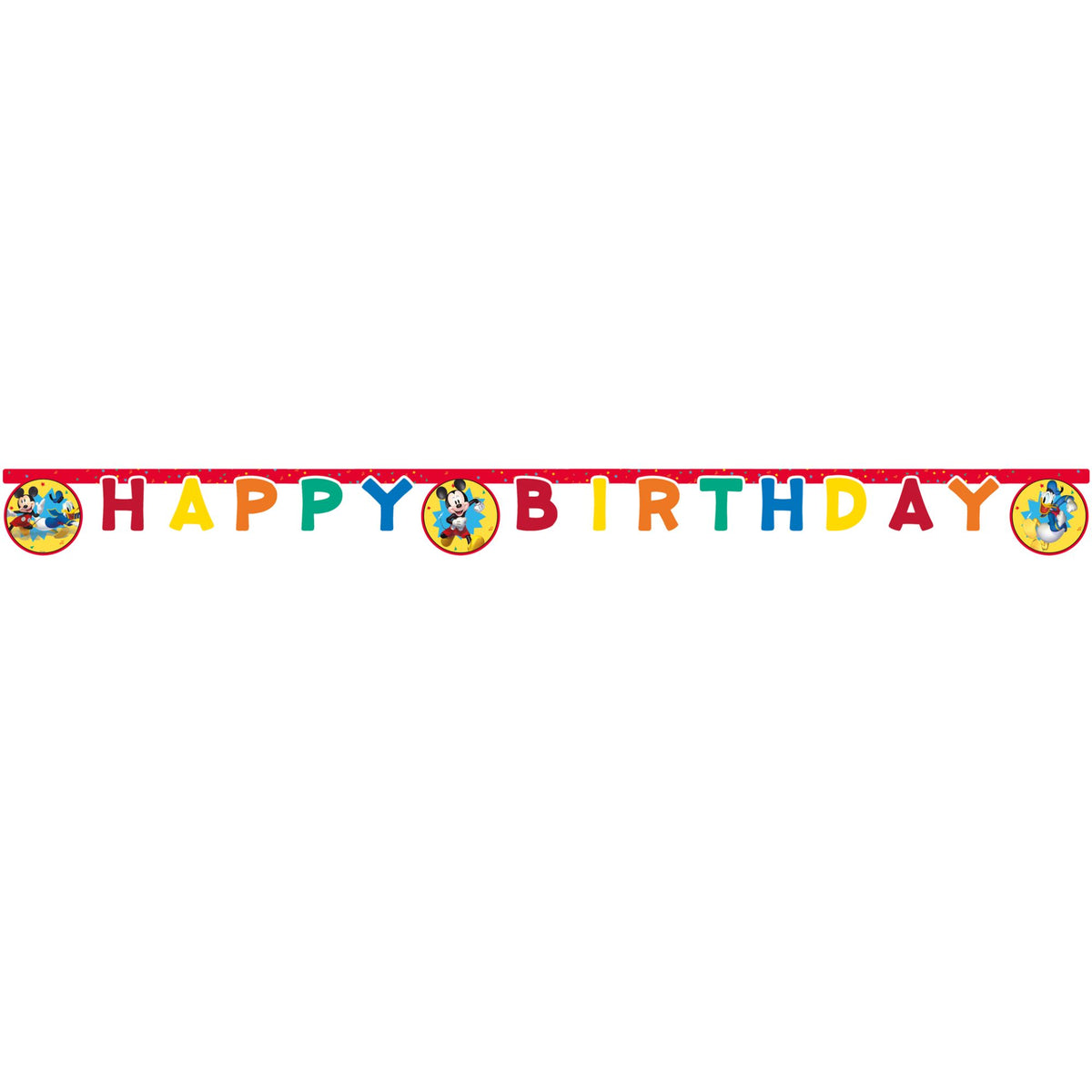 Banner Petrecere Happy Birthday Mickey Jump Into Fun