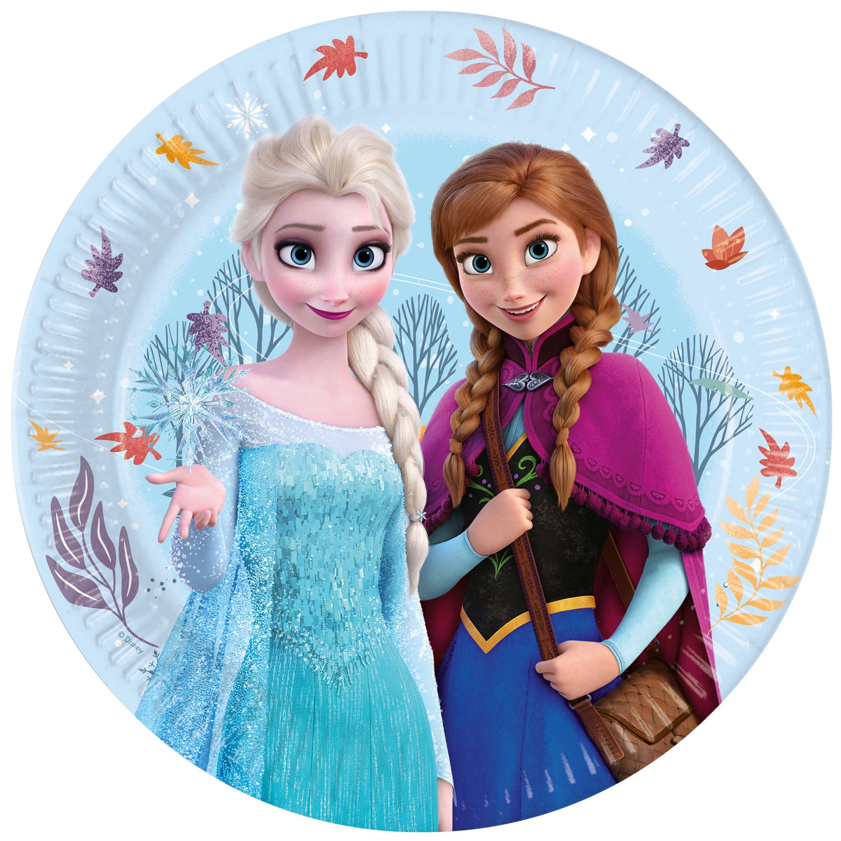 Set 8 Farfurii Petrecere 23cm Frozen Idyllic Wonder