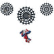 Set 3 Accesorii decorative Spiderman World of Web
