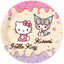 Set 8 Farfurii Petrecere 23cm Hello Kitty and Kuromi