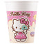 Set 8 Pahare Petrecere Carton 200ml Hello Kitty and Kuromi