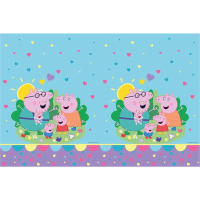 Fata de masa petrecere 120x180cm Peppa Pig Made with Love