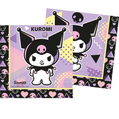 Set 20 Servetele Hartie 33x33cm Kuromi