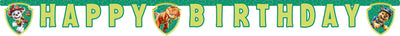 Banner Petrecere Happy Birthday Litere Patrula Catelusilor 3 Dino Movie